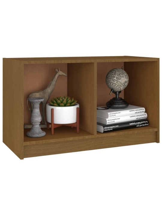 TV stolek medově hnědý 70 x 33 x 42 cm masivní borové dřevo