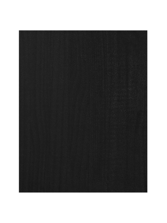 TV stolek černý 70 x 33 x 42 cm masivní borové dřevo