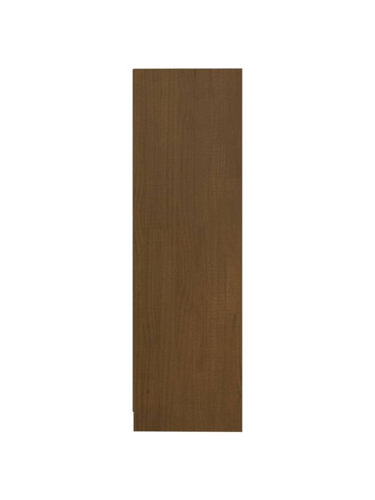 Knihovna medově hnědá 70 x 33 x 110 cm masivní borovice