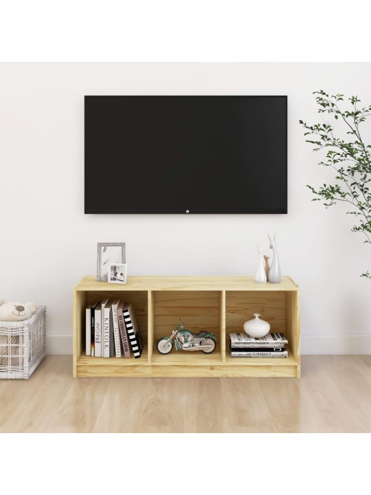 TV stolek 104 x 33 x 41 cm masivní borové dřevo