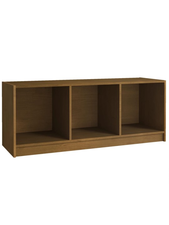TV stolek medově hnědý 104 x 33 x 41 cm masivní borové dřevo