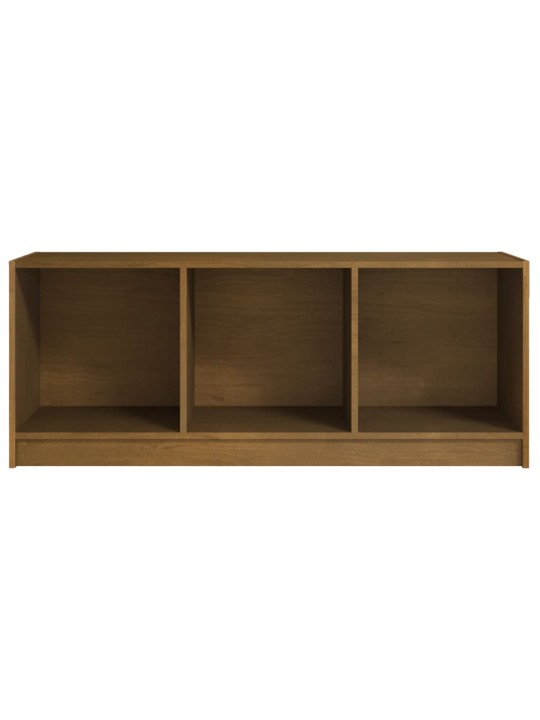 TV stolek medově hnědý 104 x 33 x 41 cm masivní borové dřevo