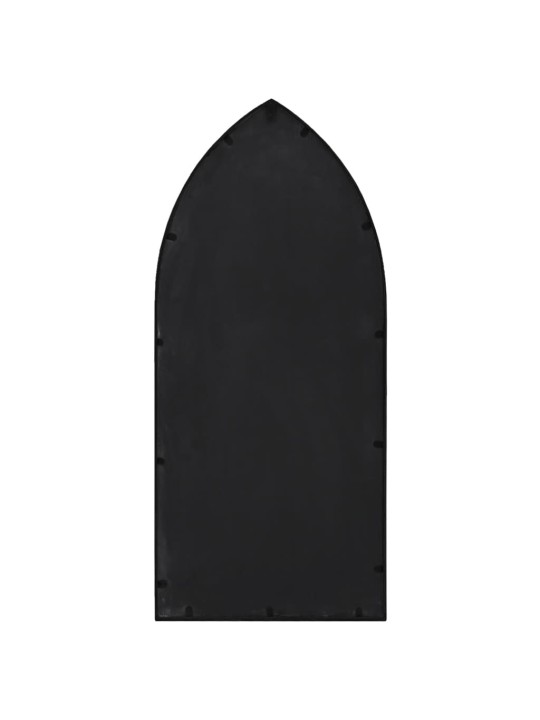 Zrcadlo černé 100 x 45 cm železo do interiéru