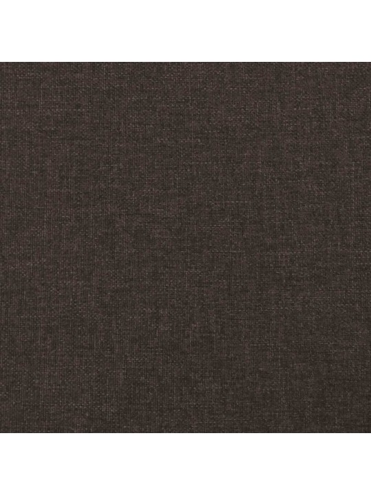 Zvedací masážní křeslo tmavě hnědé textil