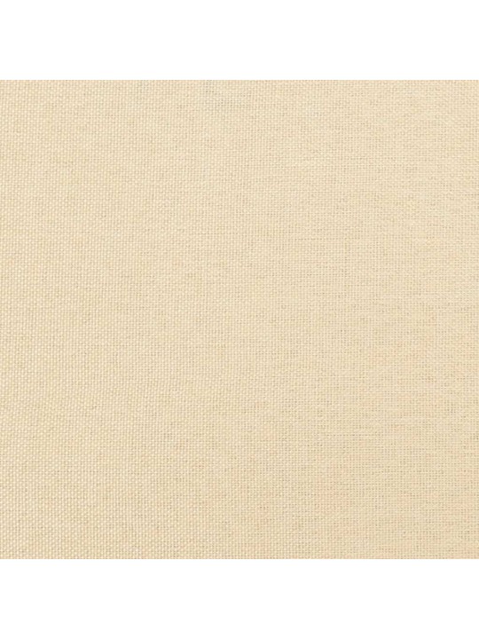 Zvedací masážní křeslo krémové textil