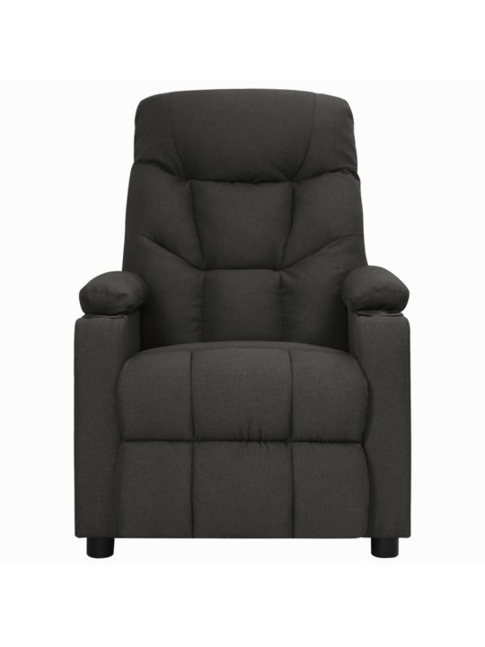 Zvedací křeslo černé textil