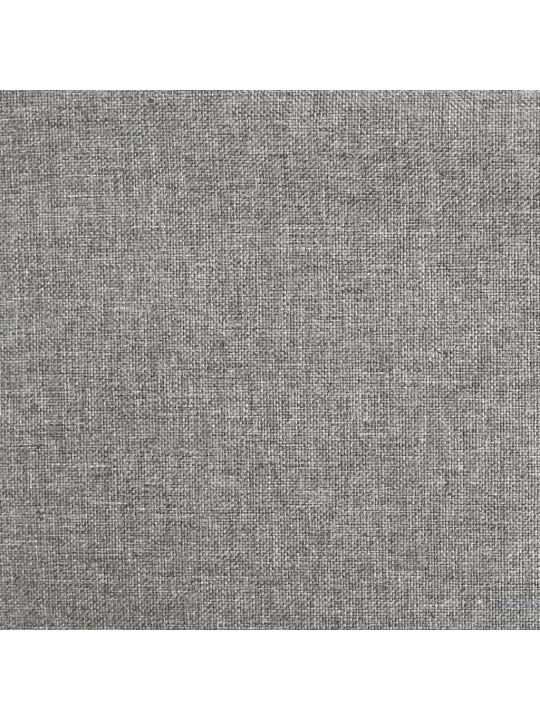 Zvedací masážní křeslo světle šedé textil