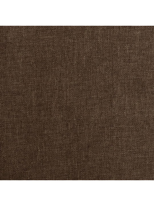 Zvedací masážní křeslo tmavě hnědé textil