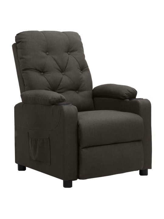 Zvedací křeslo taupe textil