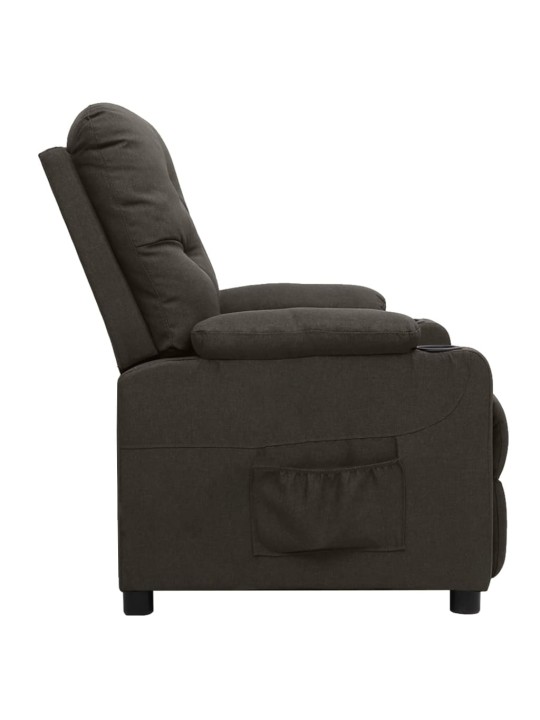 Zvedací křeslo taupe textil