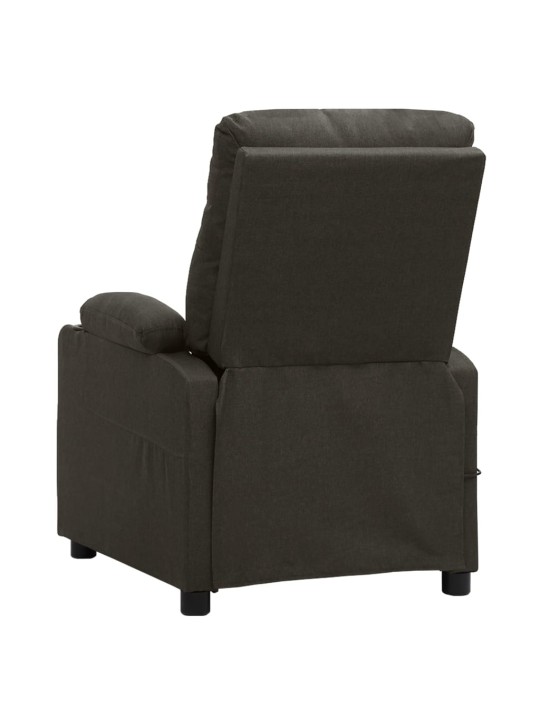 Zvedací křeslo taupe textil