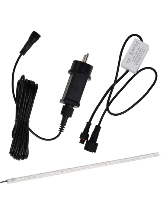 Přelivový vodopád s RGB LED osvětlením akryl 45 cm