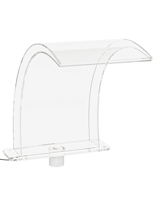 Bazénová fontána s RGB LED osvětlením akryl 50 cm