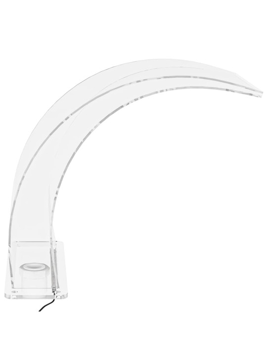 Bazénová fontána s RGB LED osvětlením akryl 50 cm