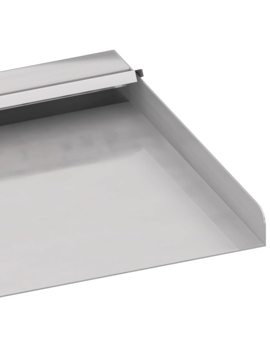 Přelivový vodopád s RGB LED osvětlením nerezová ocel 30 cm