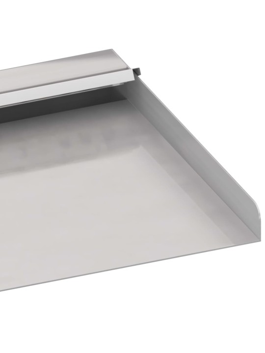 Přelivový vodopád s RGB LED osvětlením nerezová ocel 45 cm