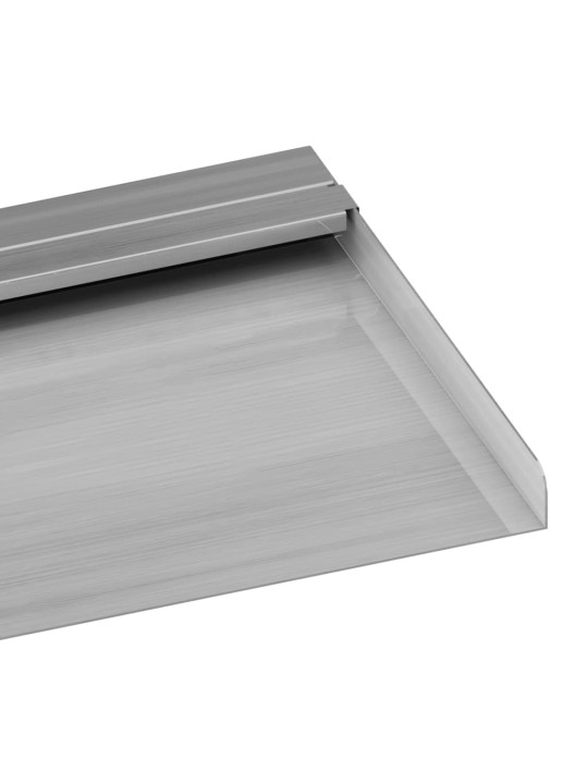 Přelivový vodopád s RGB LED osvětlením nerezová ocel 60 cm