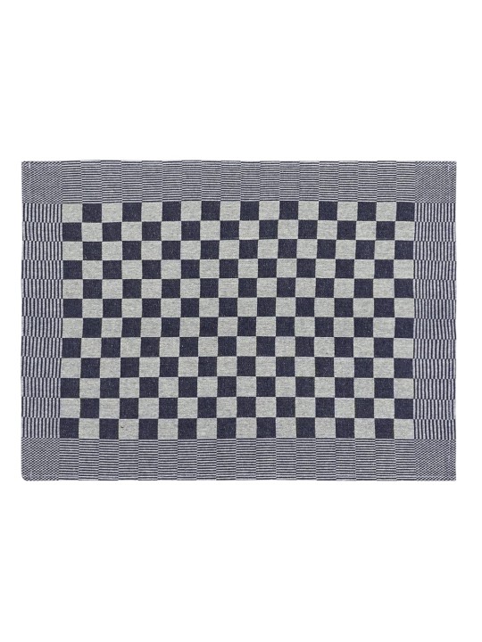 Kuchyňské utěrky 20 ks modré a bílé 50 x 70 cm bavlna