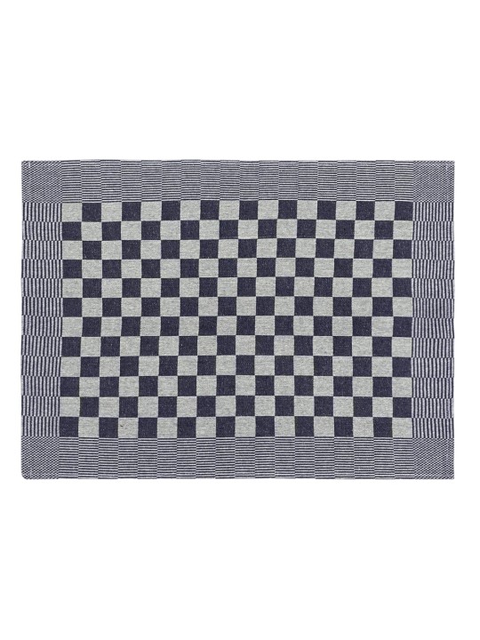 Kuchyňské utěrky 50 ks modré a bílé 50 x 70 cm bavlna