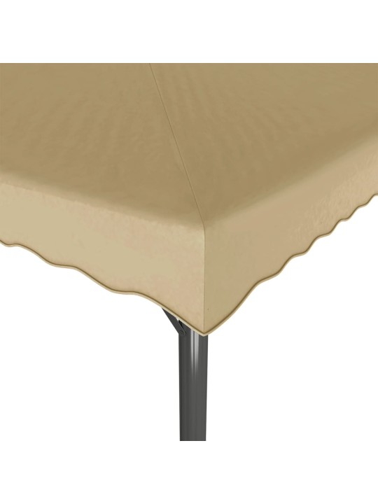 Altán taupe 3 x 3 m hliník a ocel