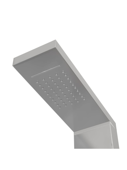 Sprchový panel set z nerezové oceli čtvercový
