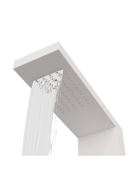 Sprchový panel set hliník bílý