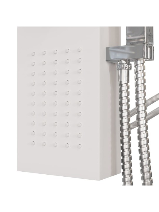 Sprchový panel set hliník bílý