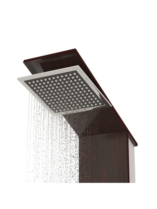 Sprchový panel set sklo hnědý