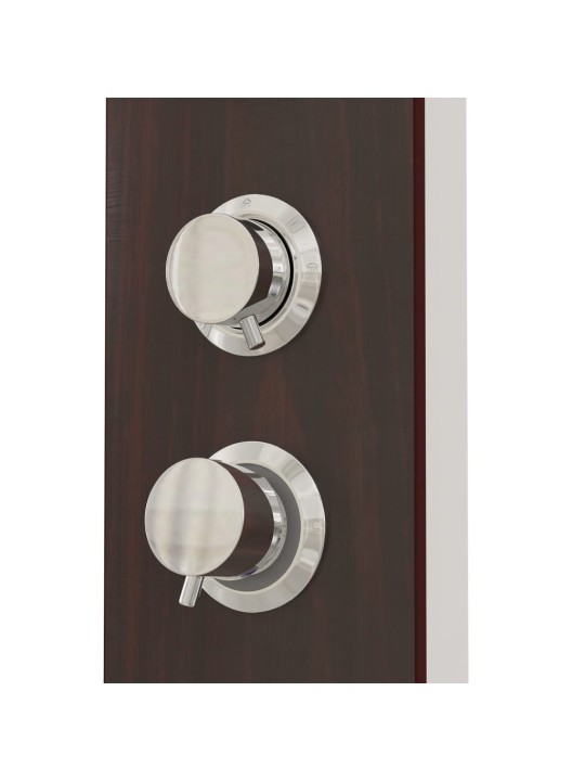 Sprchový panel set sklo hnědý