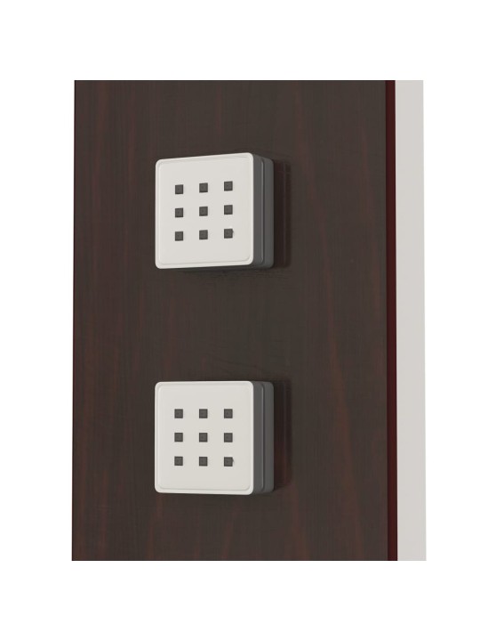 Sprchový panel set sklo hnědý