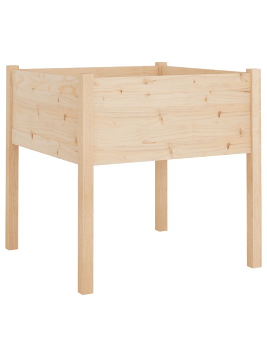Zahradní truhlíky 2 ks 70 x 70 x 70 cm masivní borovice