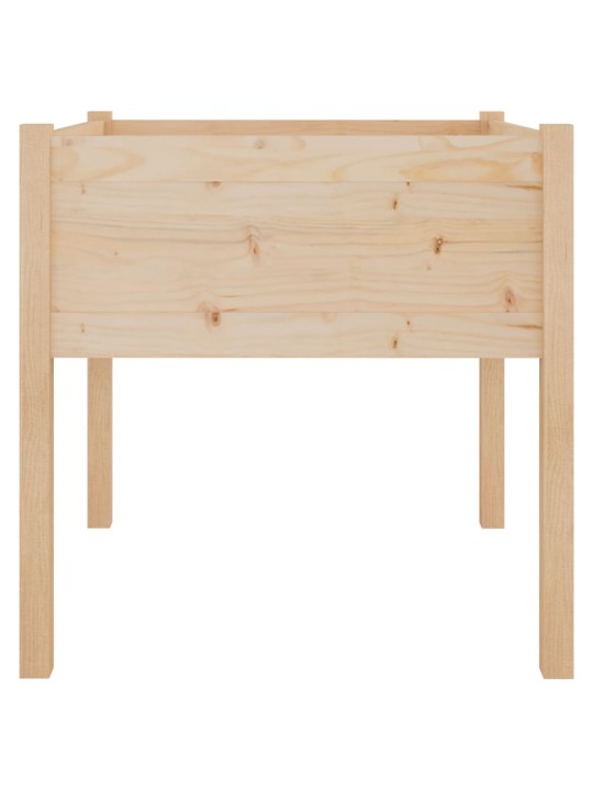 Zahradní truhlíky 2 ks 70 x 70 x 70 cm masivní borovice