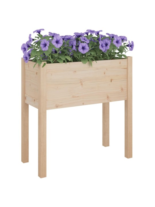 Zahradní truhlíky 2 ks 70 x 31 x 70 cm masivní borovice