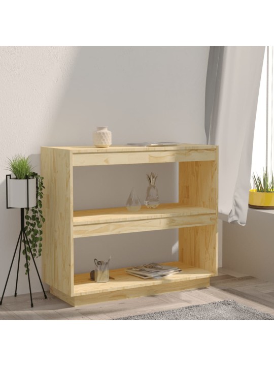Knihovna 80 x 35 x 71 cm masivní borovice
