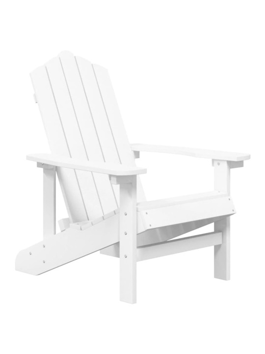 Zahradní křeslo Adirondack HDPE bílé