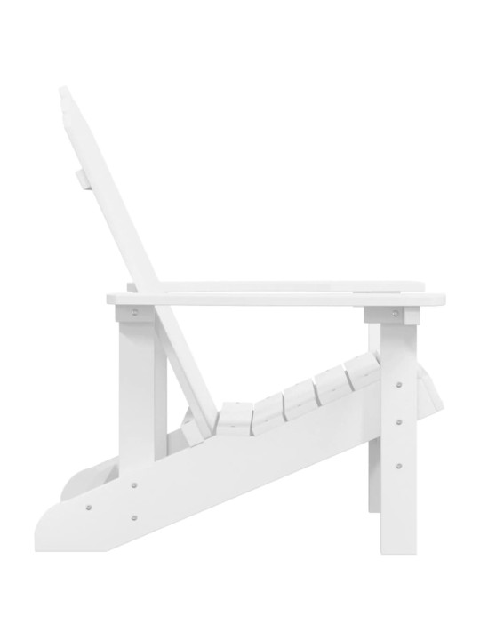 Zahradní křeslo Adirondack HDPE bílé