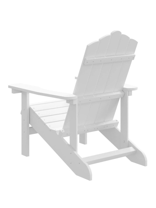 Zahradní křeslo Adirondack HDPE bílé