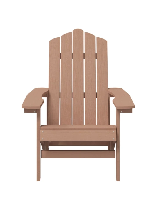 Zahradní křeslo Adirondack HDPE hnědé