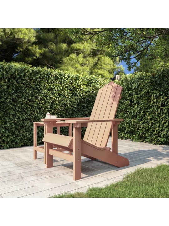 Zahradní křeslo Adirondack HDPE hnědé