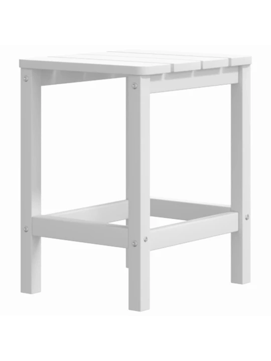 Zahradní stolek Adirondack bílý 38 x 38 x 46 cm HDPE