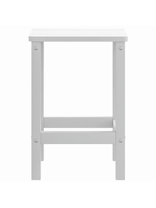 Zahradní stolek Adirondack bílý 38 x 38 x 46 cm HDPE