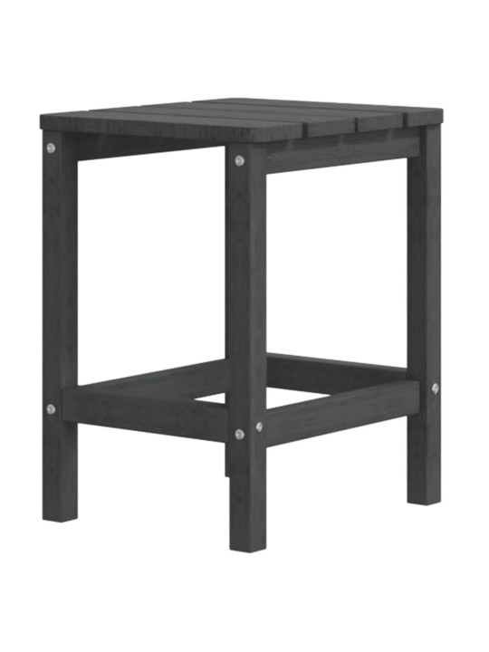 Zahradní stolek Adirondack antracitový 38 x 38 x 46 cm HDPE
