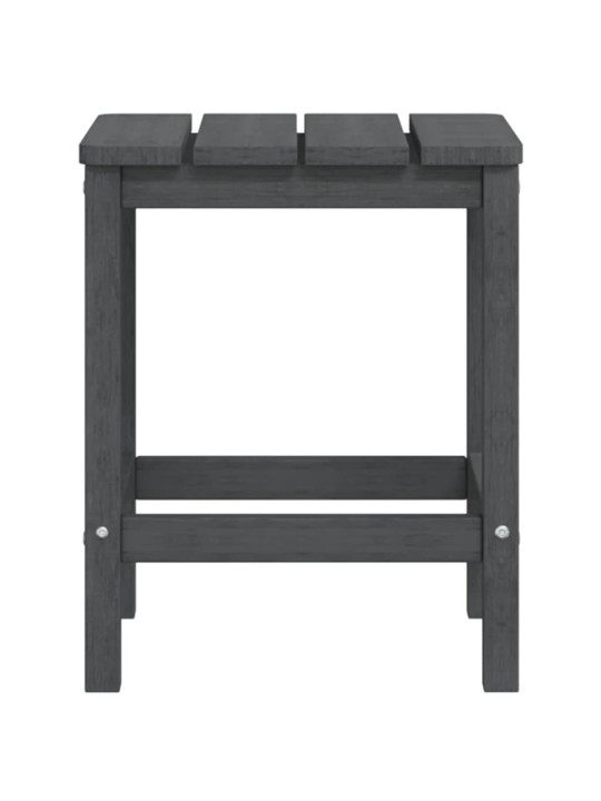 Zahradní stolek Adirondack antracitový 38 x 38 x 46 cm HDPE