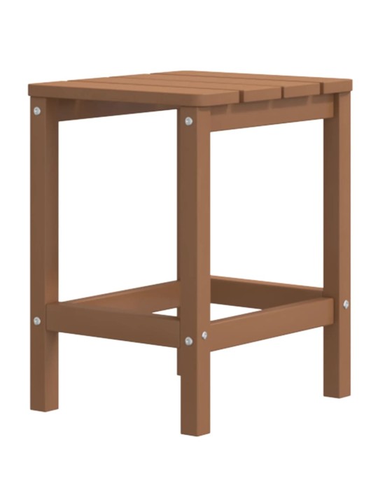 Zahradní stolek Adirondack hnědý 38 x 38 x 46 cm HDPE