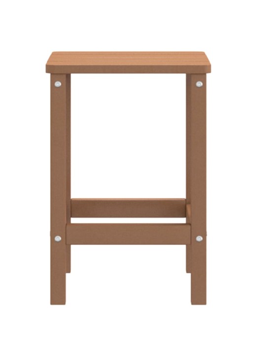 Zahradní stolek Adirondack hnědý 38 x 38 x 46 cm HDPE