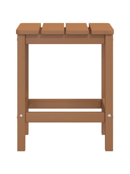 Zahradní stolek Adirondack hnědý 38 x 38 x 46 cm HDPE