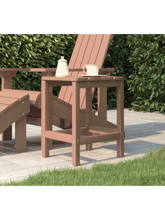Zahradní stolek Adirondack hnědý 38 x 38 x 46 cm HDPE