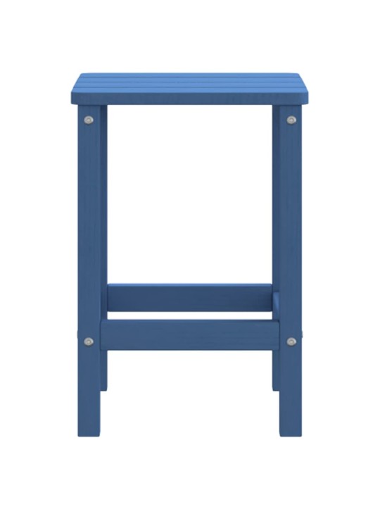 Zahradní stolek Adirondack akvamarínový 38 x 38 x 46 cm HDPE