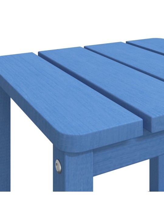 Zahradní stolek Adirondack akvamarínový 38 x 38 x 46 cm HDPE