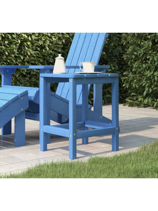 Zahradní stolek Adirondack akvamarínový 38 x 38 x 46 cm HDPE